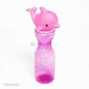 New product cute animal dolphin design plastic cup