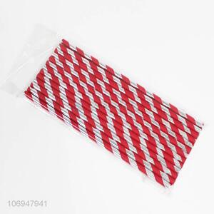 Hot selling 25pc eco-friendly fashion paper drinking straws