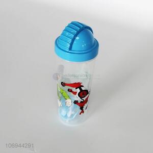 Superior quality cartoon pattern children plastic water bottle