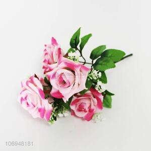 Fashion Simulation Rose Plastic Artificial Bouquet