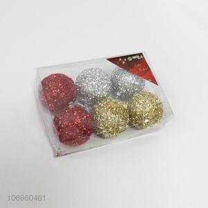 Most popular 6pcs Christmas balls for Christmas tree decoration