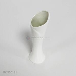 Wholesale personalized home decorative white ceramic flower vase