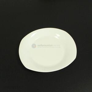Premium quality restaurant hotel used oval white ceramic plate