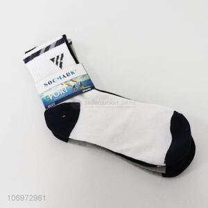 Good sale 3pairs/set recycled cotton men short socks