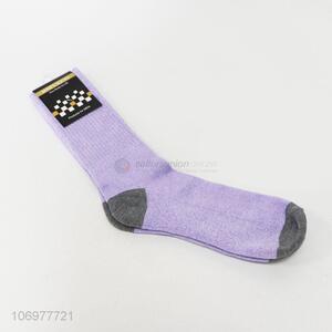 Bottom price men winter thermal mid-calf length sock