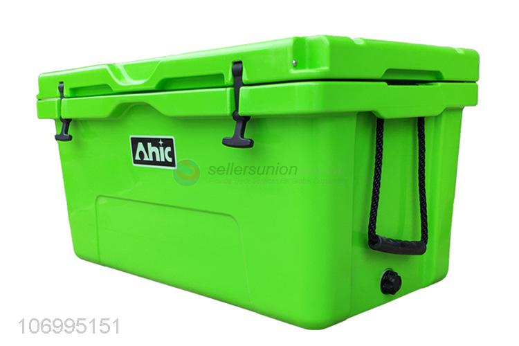 China manufacturer 85L food grade enviromental material insulated box cooler box