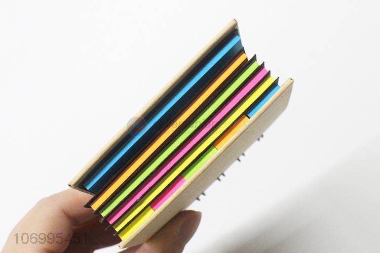 Fashion Fluorescent Paper Removable Sticky Note Spiral Book