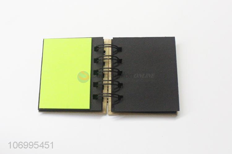 Fashion Fluorescent Paper Removable Sticky Note Spiral Book