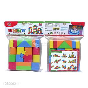 Best quality 25pcs colorful EVA building blocks kids intelligence toys