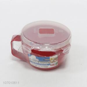 Best Sale Kitchen Supplies Plastic PP Material Soup Bowl with Handle