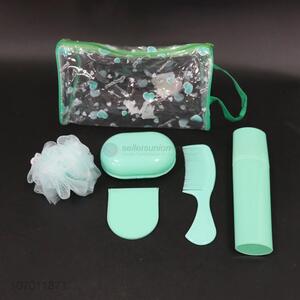 Top Quality Plastic Comb/Soap Box/<em>Bath</em> Ball/Mirror/Toothbrush Case <em>Set</em>