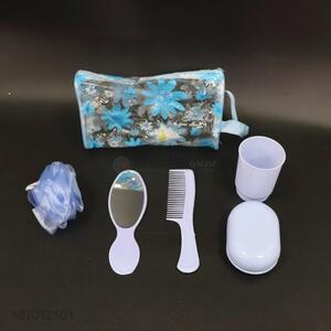 New Style Plastic Comb/Soap Box/<em>Bath</em> Ball/Mirror/Cup <em>Set</em>