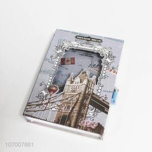 Fashion Style Colorful Cover Notebook With Lock