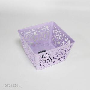 China supplier fashion hollow small tabletop storage basket