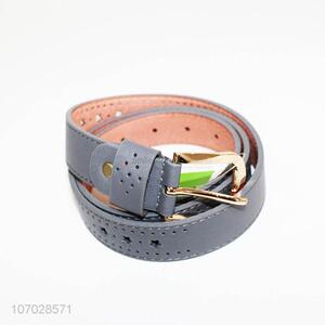 Promotional price fashionable ladies pu leather belt