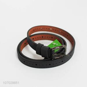 Custom logo stylish female pu leather belt