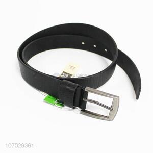 Top Sale Mens Fancy Pu Leather Belt with Metal Pin Buckle