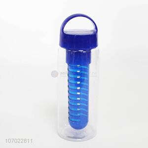 Portable Plastic Water Bottle With Tea Strainer