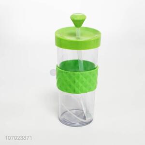 High Quality Plastic Water Bottle With Straw