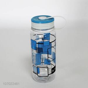 Simple Style Plastic Water Bottle Portable Sport Bottle