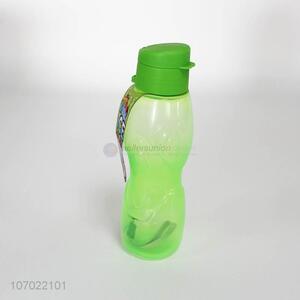 Wholesale Portable Water Bottle Green Plastic Bottle