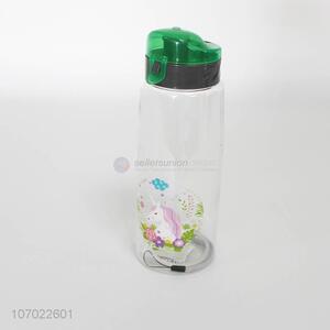 Wholesale Portable Cartoon Pattern Plastic Water Bottle