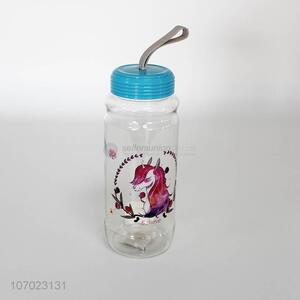 Attractive design cartoon plastic water bottle bpa free space bottle