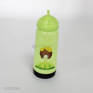 Latest style cartoon girl plastic water bottle bpa free water bottle