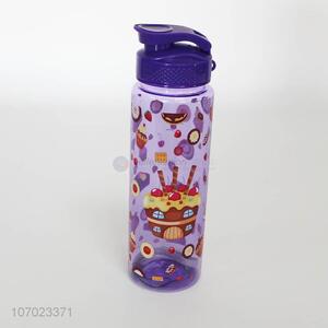 Newly designed cartoon plastic water bottle bpa free water bottle