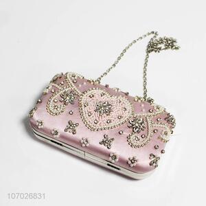 Custom fashion fine dual-purpose rhinestone clutch bag evening bag shoulder bag