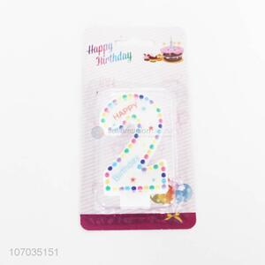 Hot Selling Fashion Number Candle Popular Birthday Candle