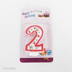 Hot Selling Birthday Decorative Number Candle Cake Candle