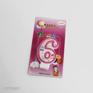 High Quality Birthday Candle Colorful Number Candle