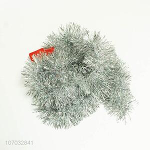 Cheap Price Christmas Tree Decoration Silver Tinsel