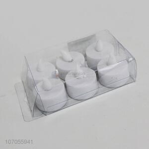 Hot sale decorative white flameless led tea light candle set