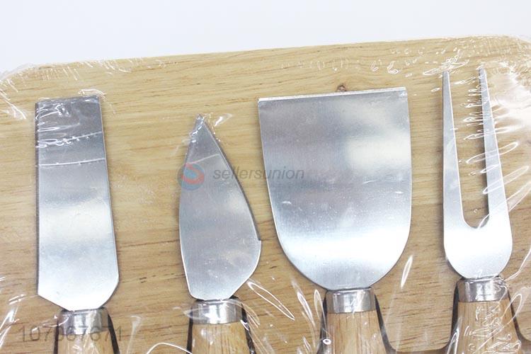 Good Quality Cheese Knife Set With Chopping Blocks