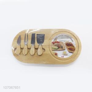 Custom Cheese Knife Set With Cheese Cutting Board