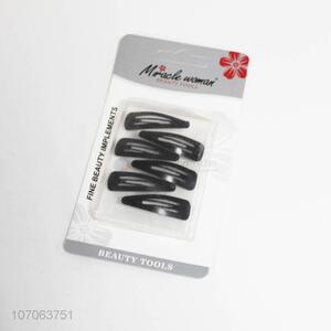 Best Quality 6 Pieces Hair Clip Black Hairpin