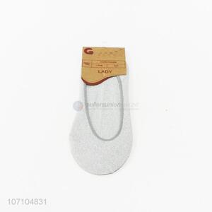 New products men breathable silver yarn invisible socks