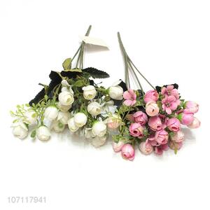 Factory Price Home Decor Artificial Flower Plastic Simulation Bouquet