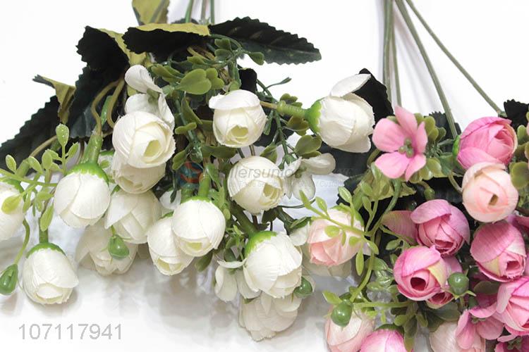 Factory Price Home Decor Artificial Flower Plastic Simulation Bouquet