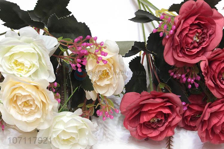 Good Sale Colorful Artificial Plant Fake Flower Simulation Bouquet