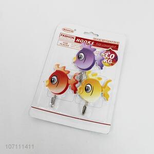 Wholesale 3 Pieces Cartoon Fish Sticky Hook