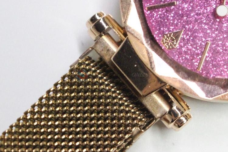 Fashion Design steel Mesh Belt Lady Wrist Watch