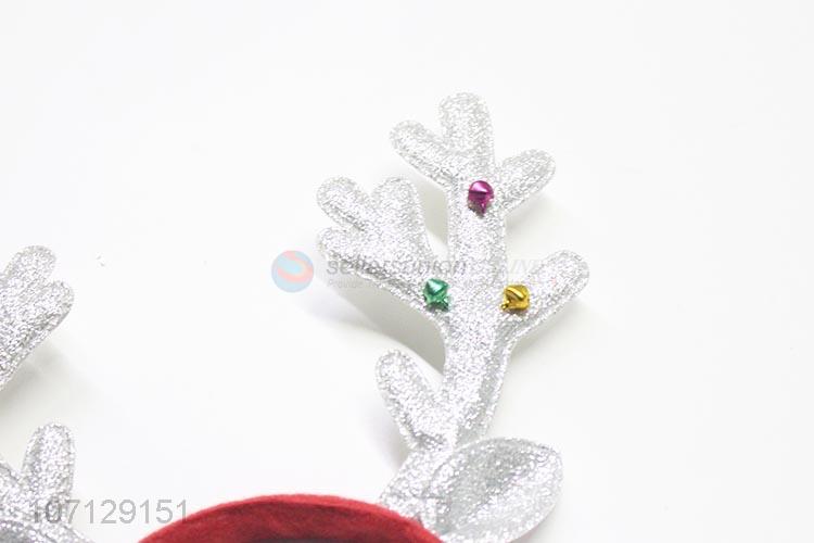 Best Selling Silver Antler Hair Hoop For Christmas Decoration