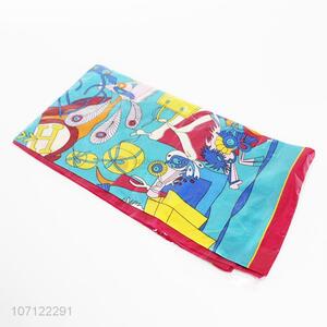 Cheap price fashion printed silk scarf for women lady