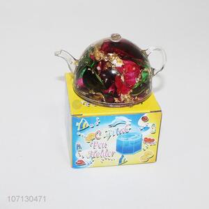 Unique Design Teapot Shape Acrylic Decoration Crafts