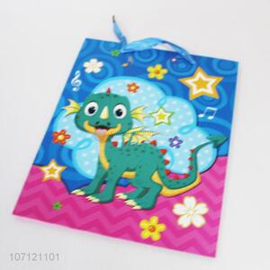 Wholesale custom design dinosaur pattern paper gift bag