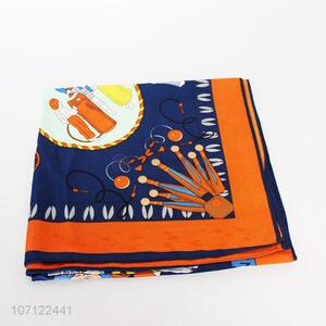 Wholesale Custom Women Fashion Printed Silk Scarf