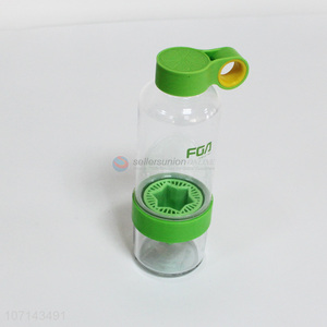 Wholesale creative 450ml custom logo lemon squeezer water bottle space cup